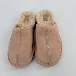 UGG Keegan Big Kid's Size 2 US Pink Suede Shearling Slippers 1126382K